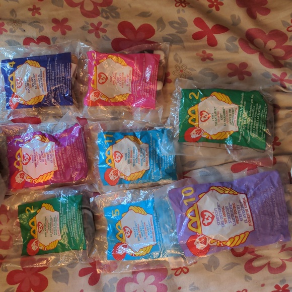 Sealed Mc Donalds Vintage Ty 1999 Stuffed Toy Animals Bundle 8 piece bundle lot - Picture 1 of 14
